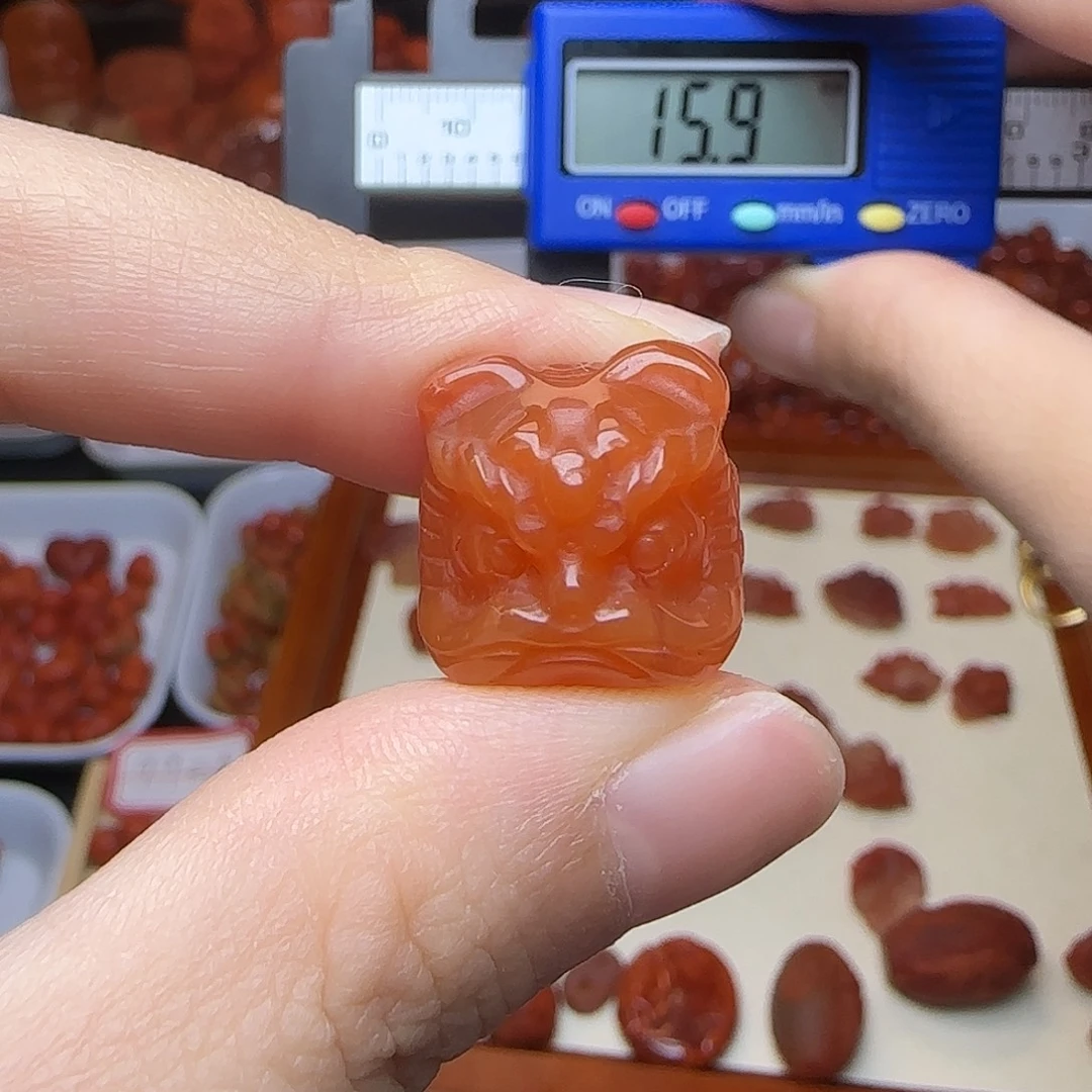 南红玛瑙未镶嵌吊坠(不含链)