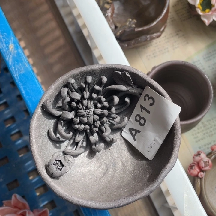 手工制作陶瓷茶具茶杯青蛙