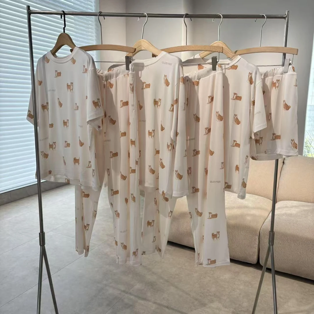CTZ4348 日本客人订单 三种柴犬睡衣套装
