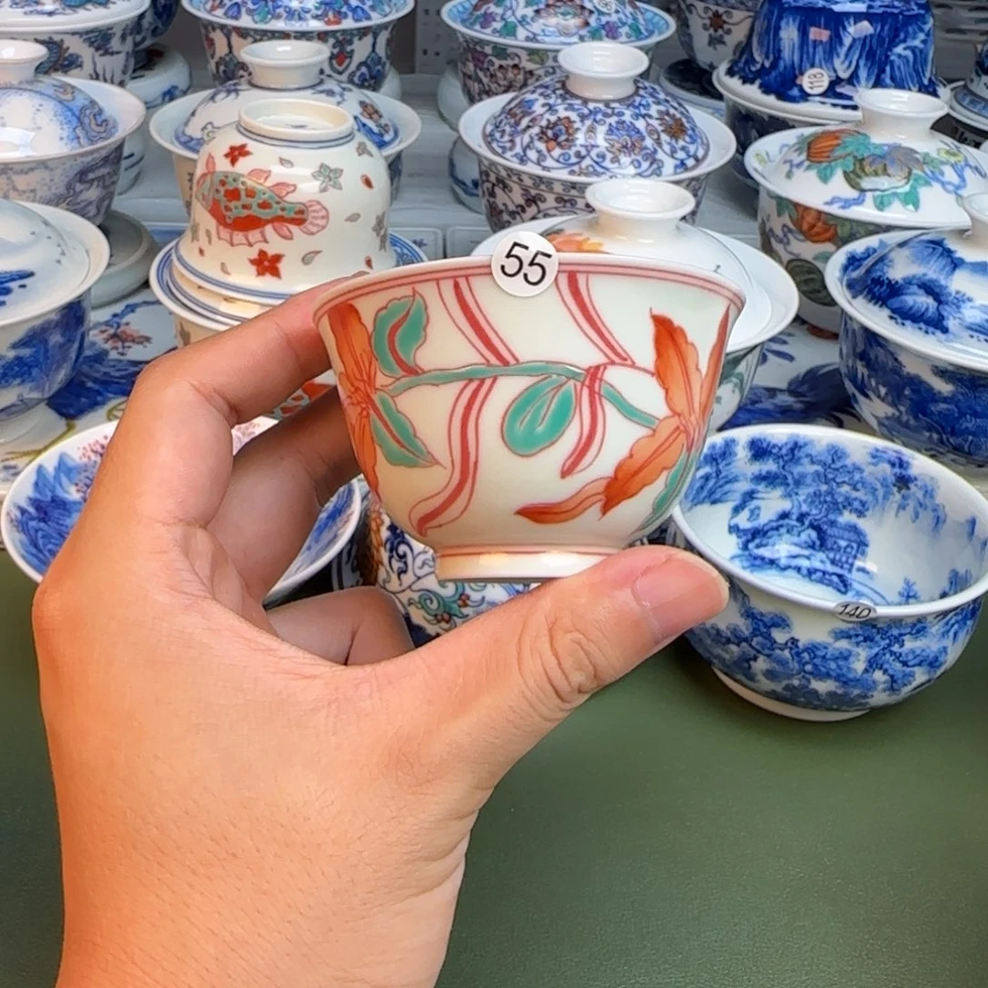 彦祖纯手工手绘茶具55