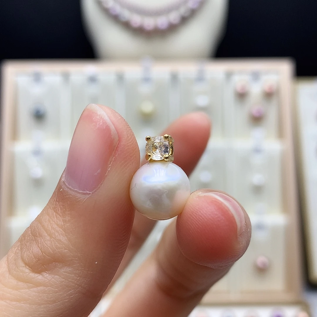 颈饰淡水珍珠合金