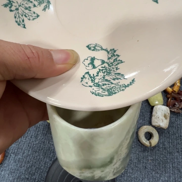 风***虹瓷片汝窑茶具套装