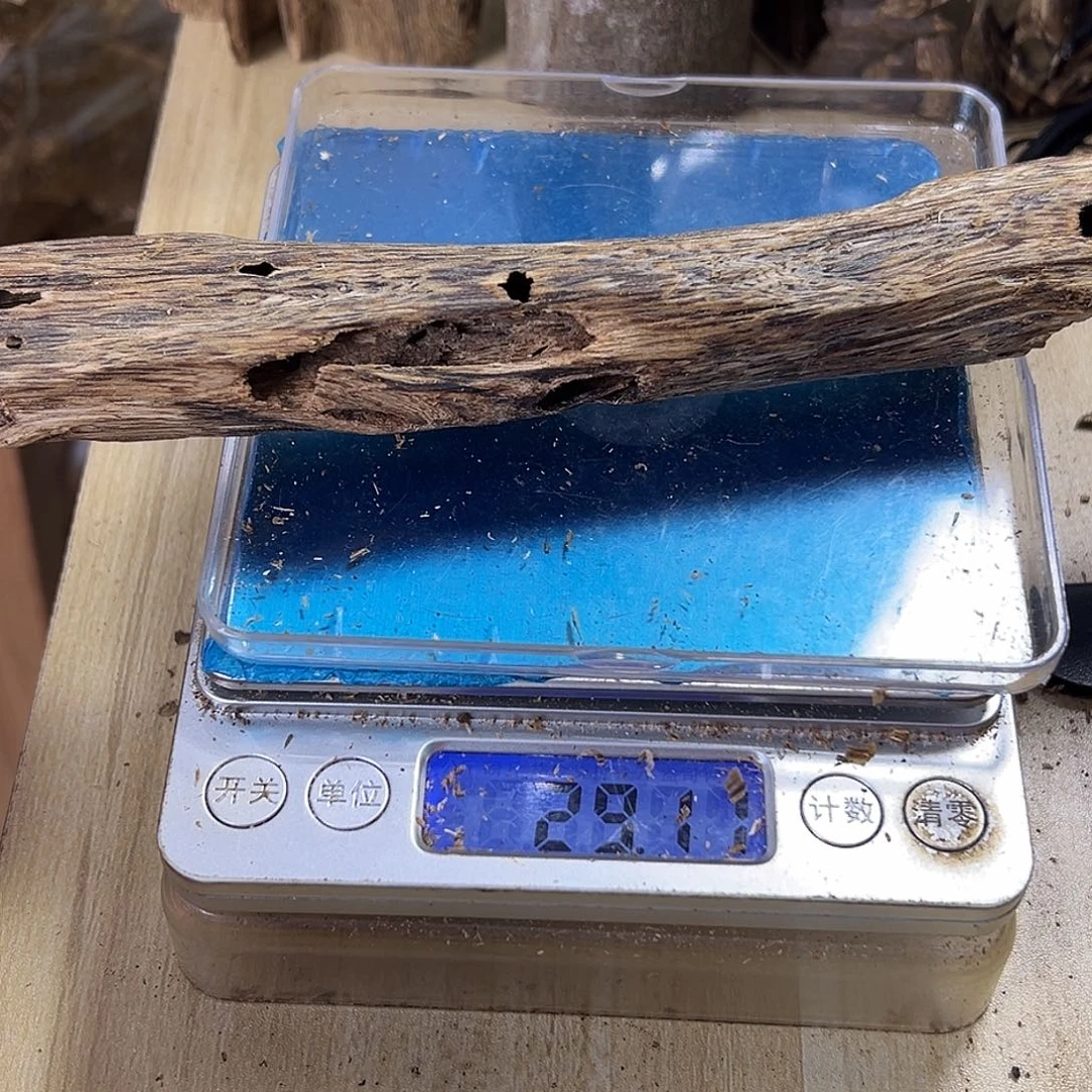 香料绿奇楠虫漏29克白棋