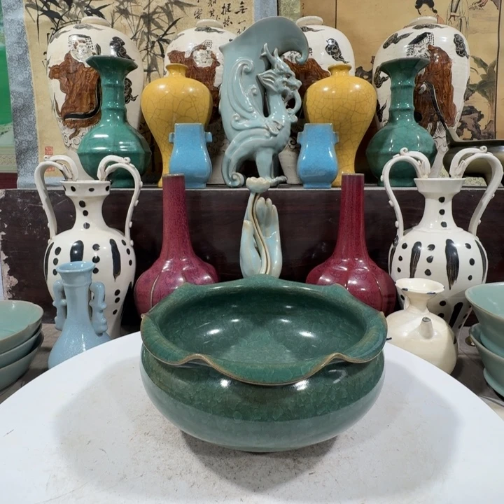 茶盏手工制作陶瓷摆件