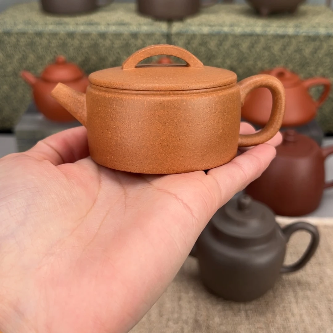 紫砂茶壶黄金段小汉瓦90c c