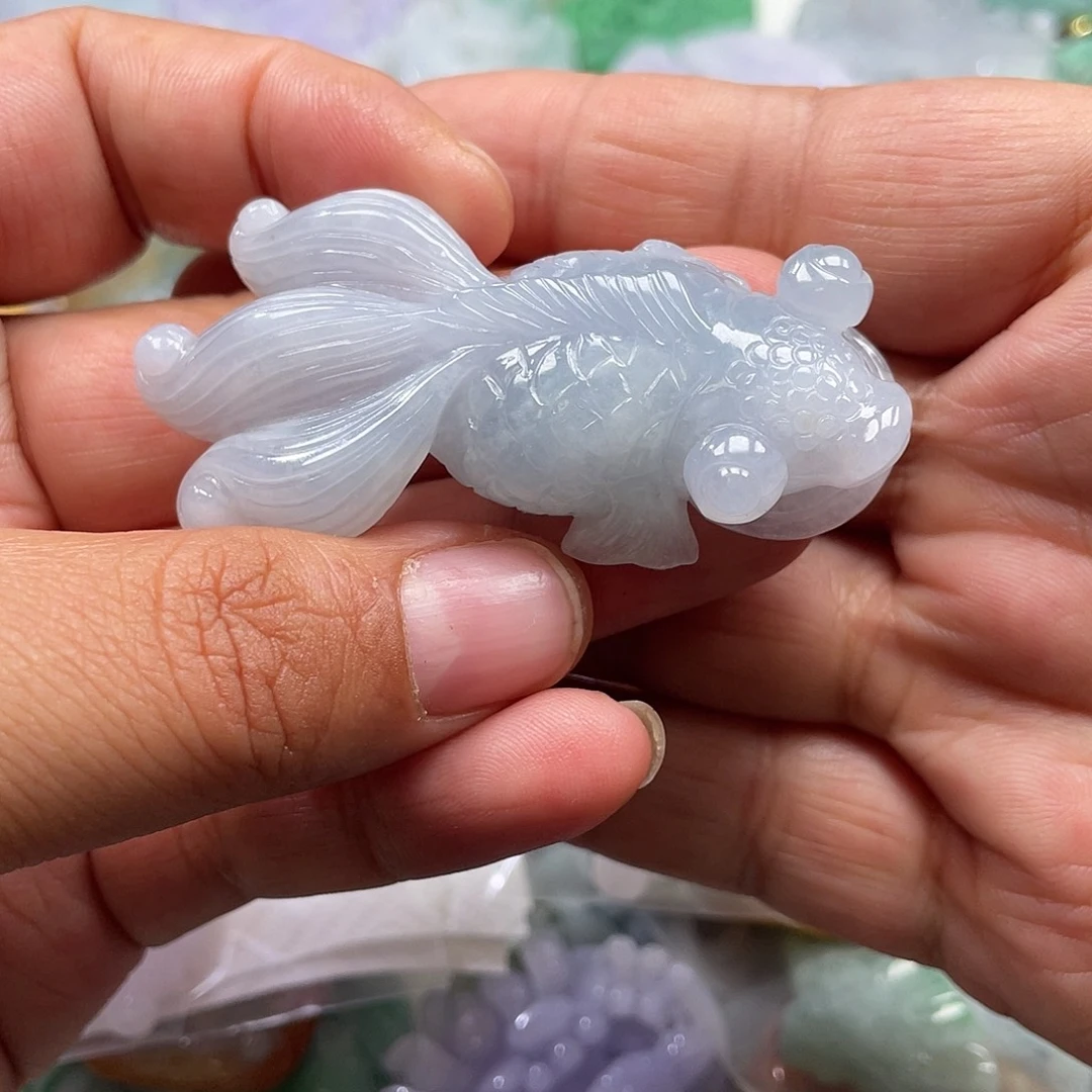 颈饰未镶嵌翡翠紫*翡玉缘翡翠