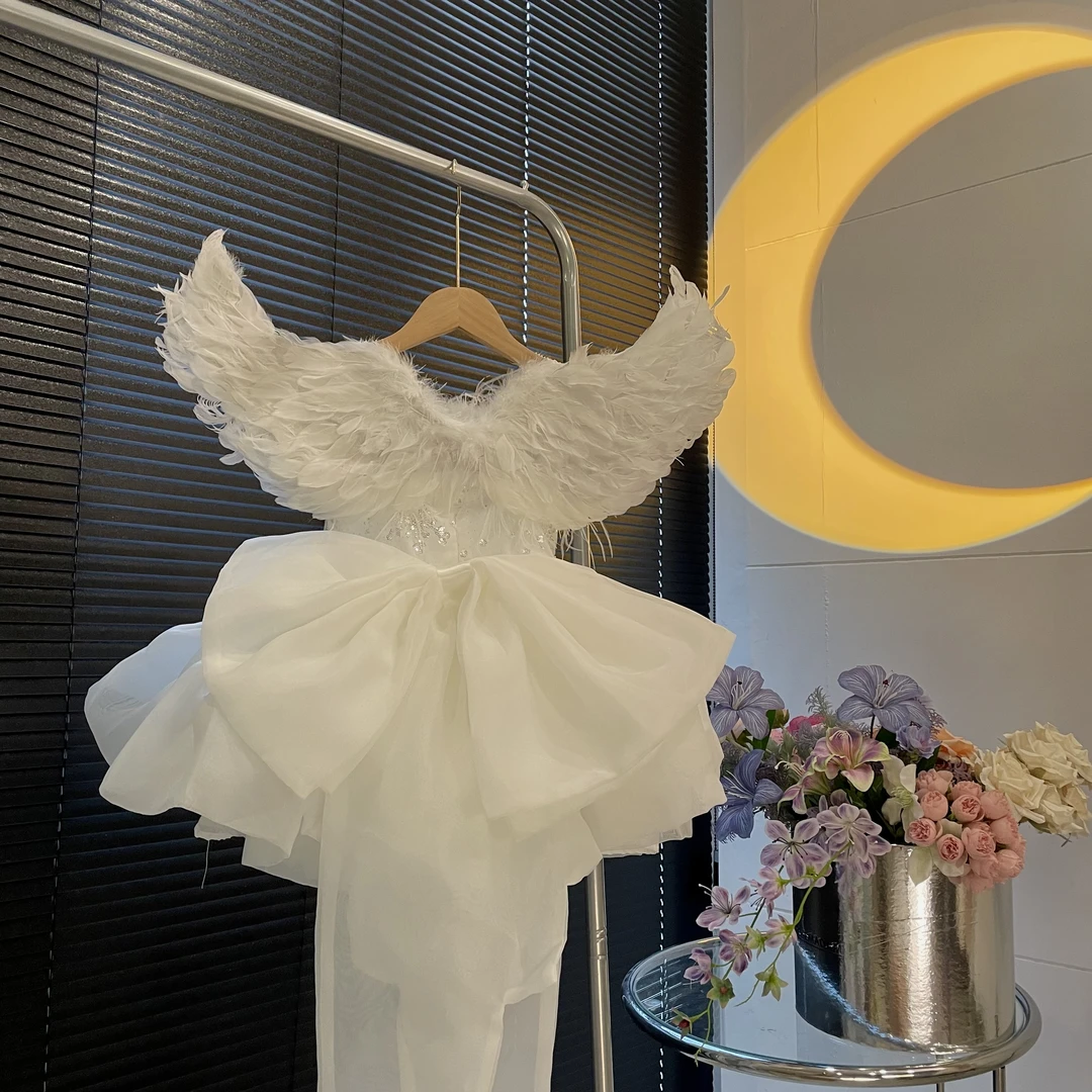 【小天使】女童云裳蓬蓬裙连衣裙吊带女孩婚纱蕾丝