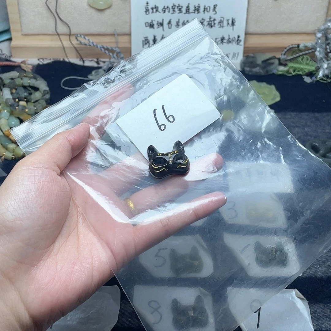 蛇纹石玉颈饰未镶嵌这****过