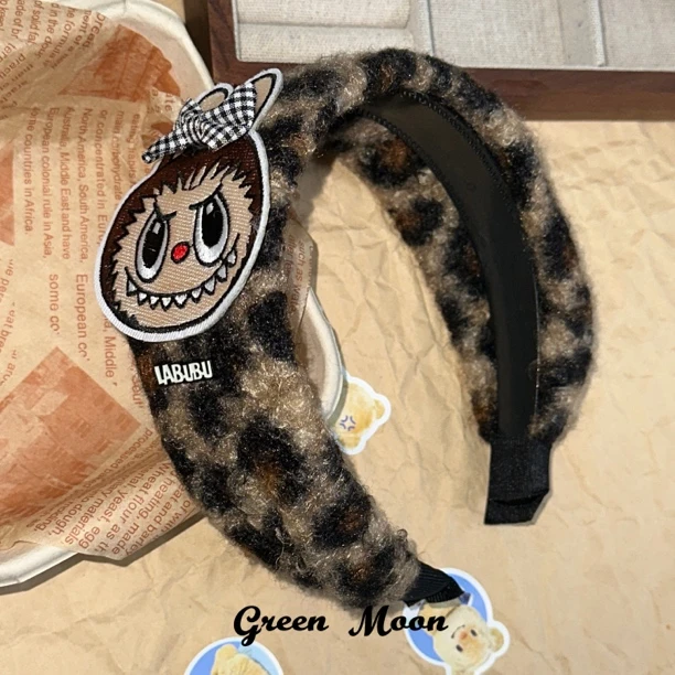 【微雨摇摆】甜酷辣妹可爱咖色拉布布发箍原创毛绒可爱