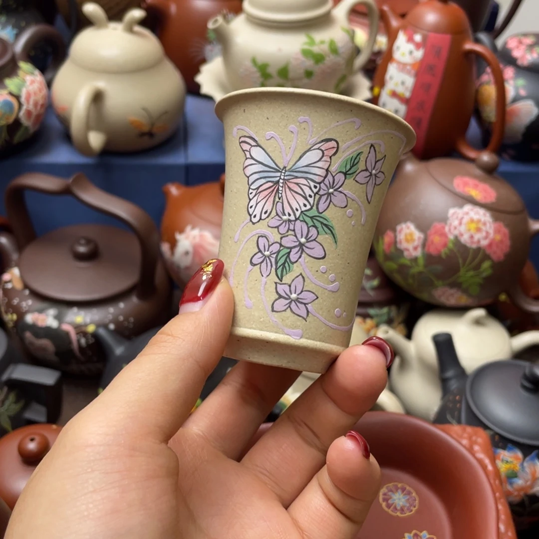 紫砂茶杯紫砂主人杯60cc