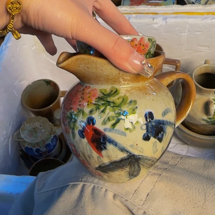 瓷片景德镇陶瓷手工手绘