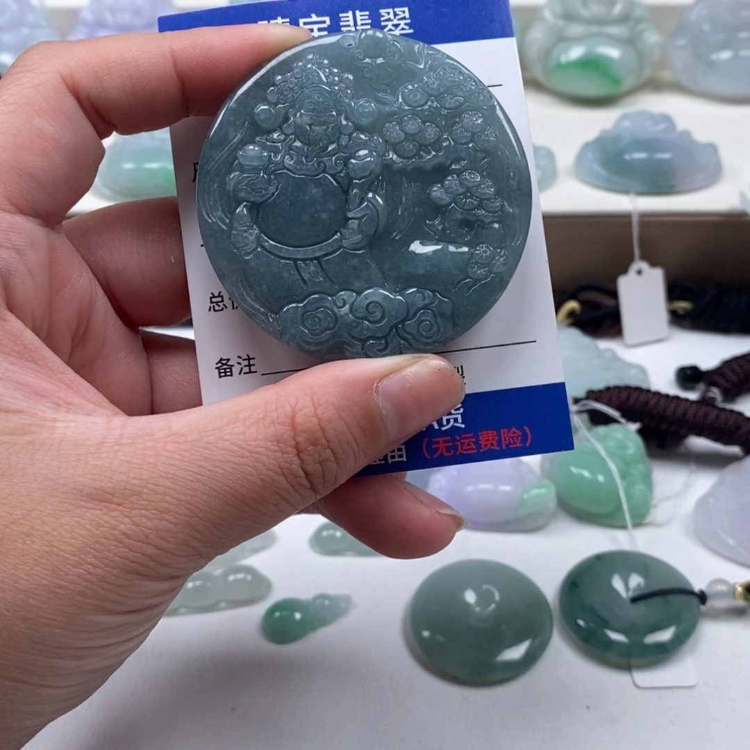 翡翠未镶嵌颈饰天然翡翠