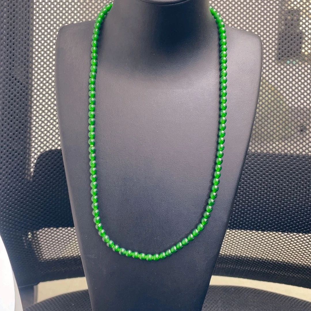 翡翠未镶嵌项链卡6