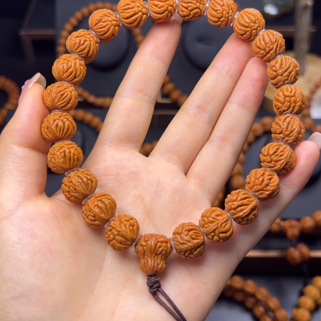 手串桃核野生金蟾14