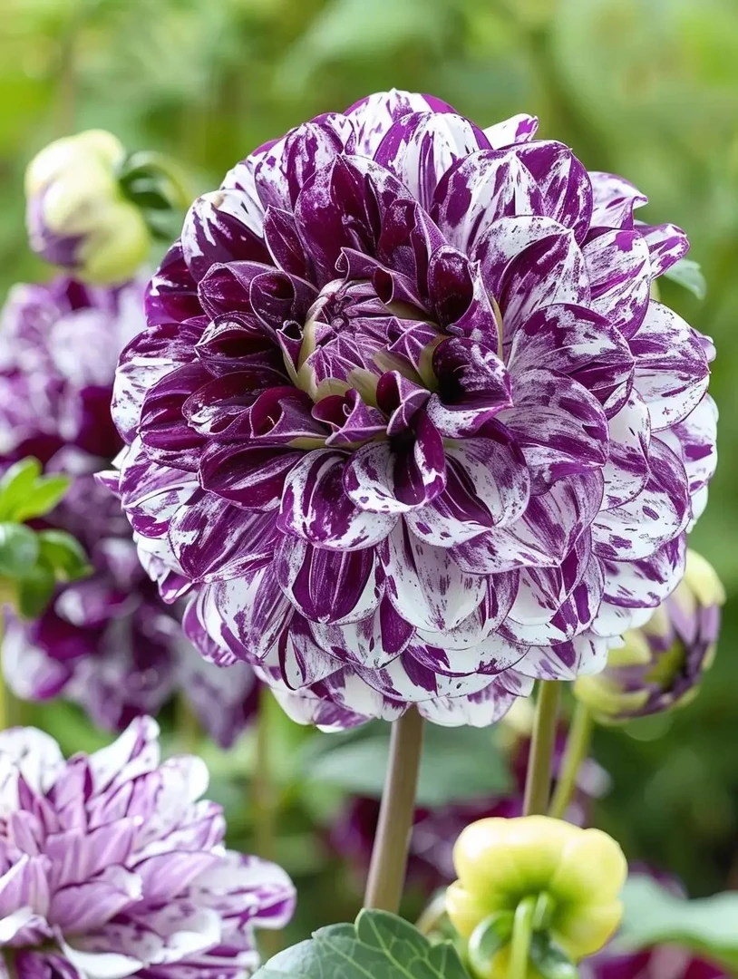 （大理石球）进口大丽花种球 送肥料