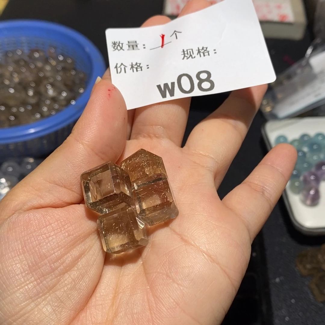未镶嵌颈饰水晶多样化大小不一发1个08