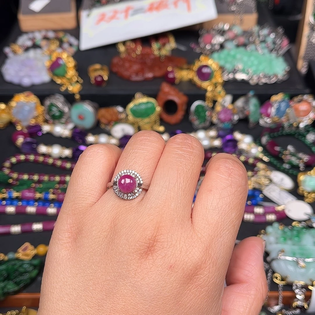 戒指未镶嵌红宝石