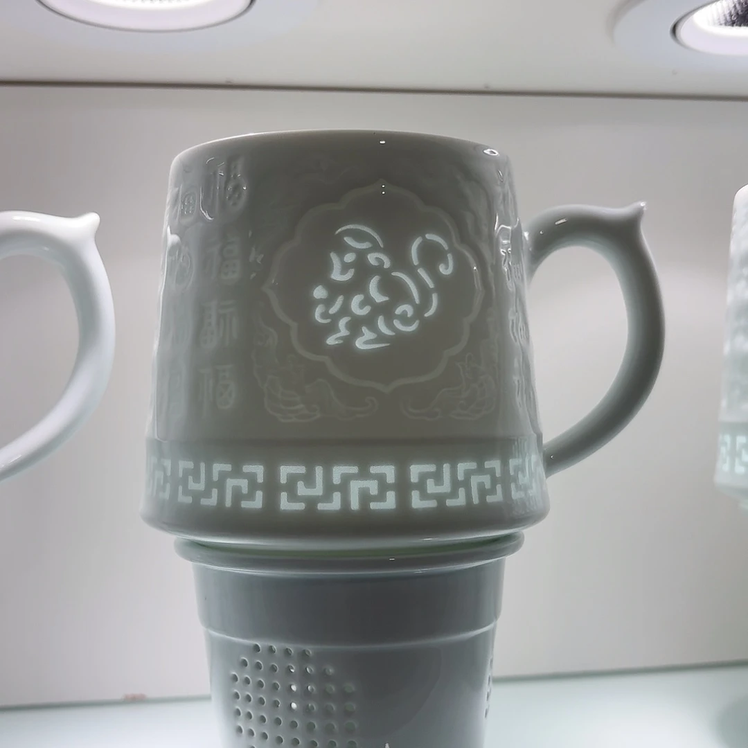 碗十二生肖猴办公杯