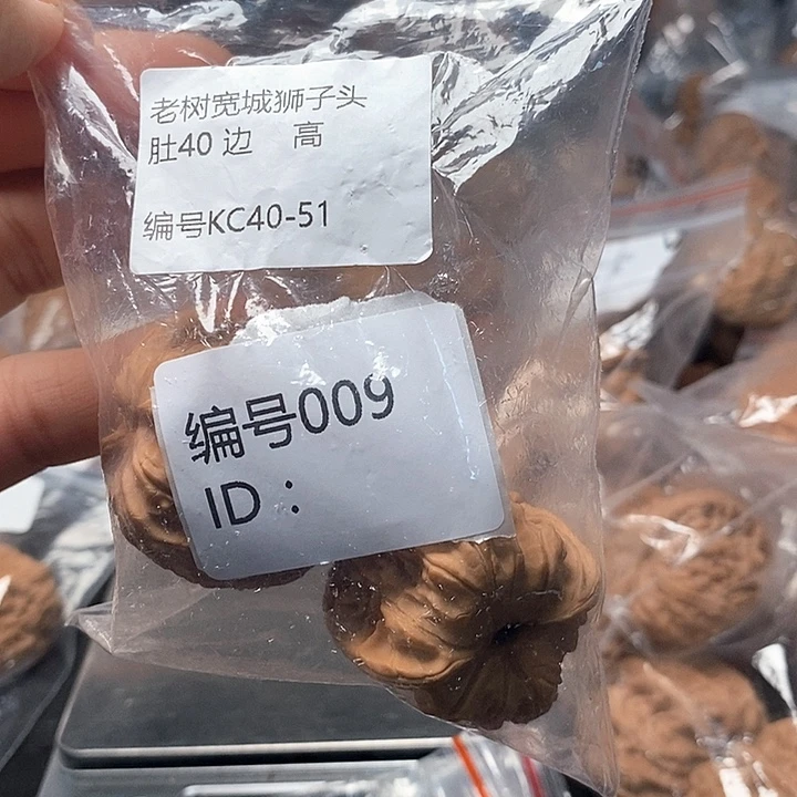 文玩核桃宽城狮子40-009