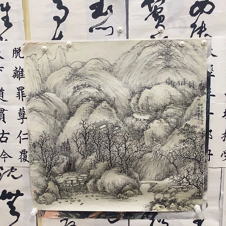 H***）国画陈老师绘画作品