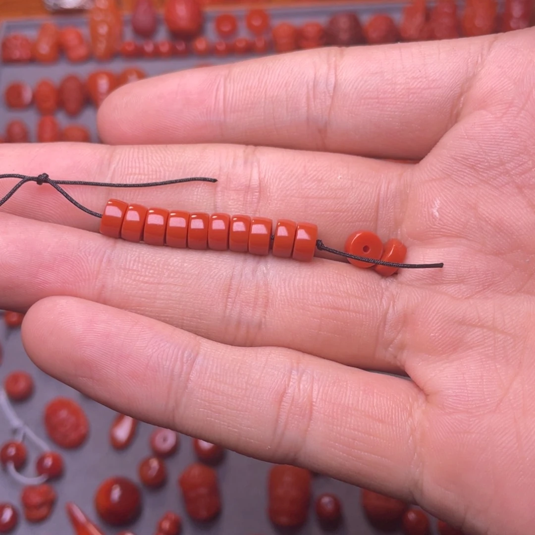 南红玛瑙配饰未镶嵌渔***我