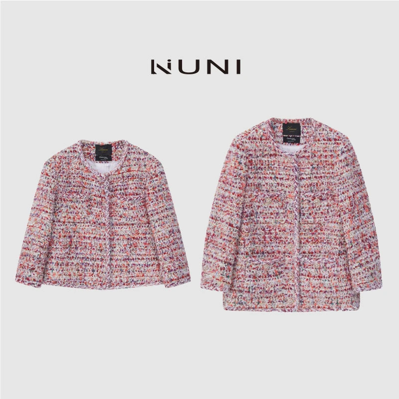 LINUNI“彩宝”SCOP頂奢限量法国進口香御用双版重磅级外套