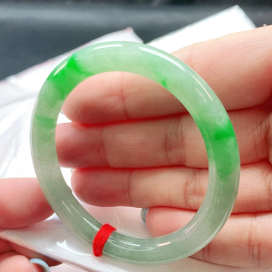 未镶嵌手镯翡翠圆条2578