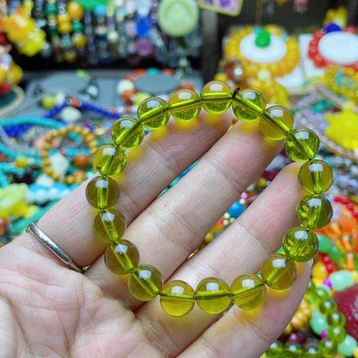 树脂制品78号绿色手串