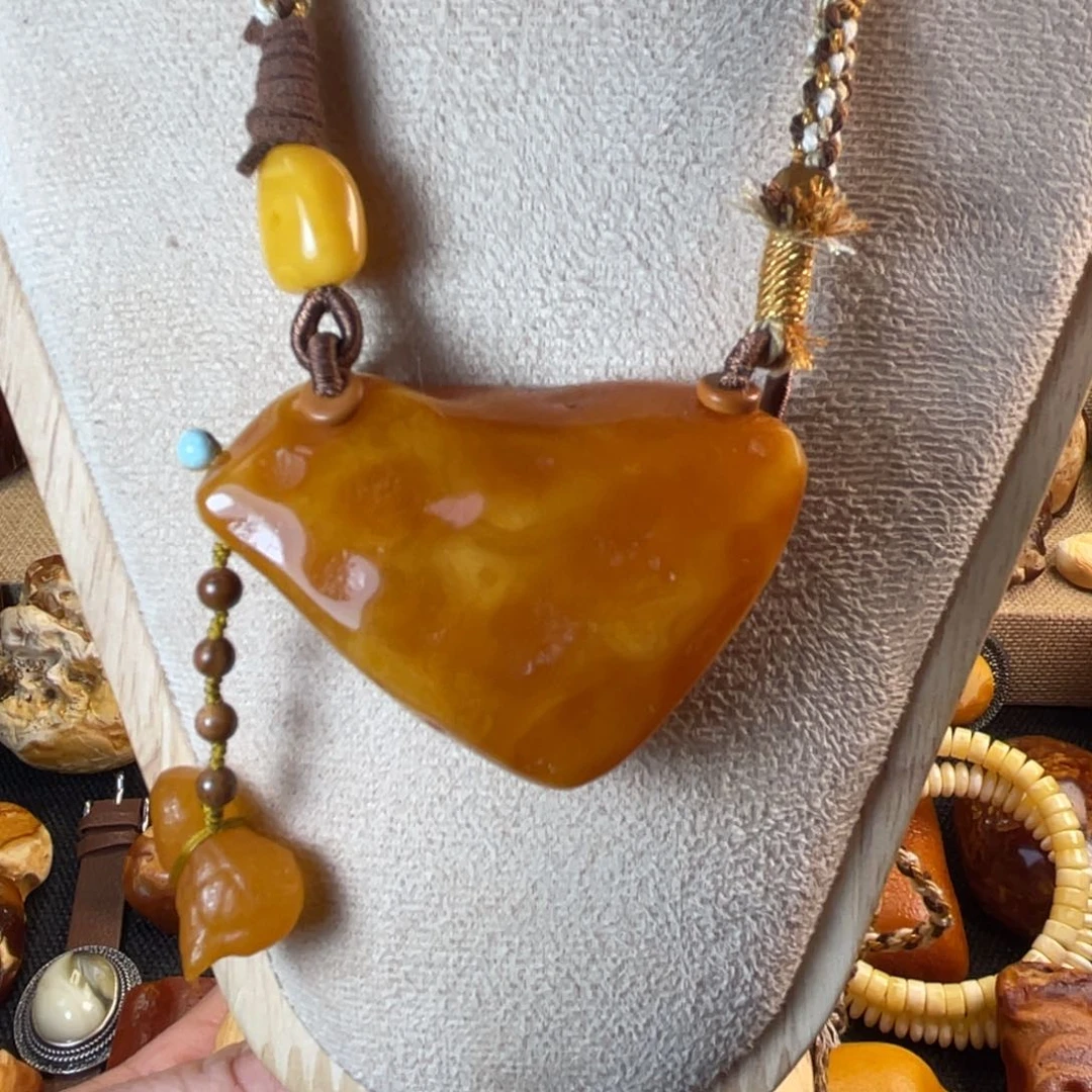 裸石琥珀未镶嵌天然蜜蜡