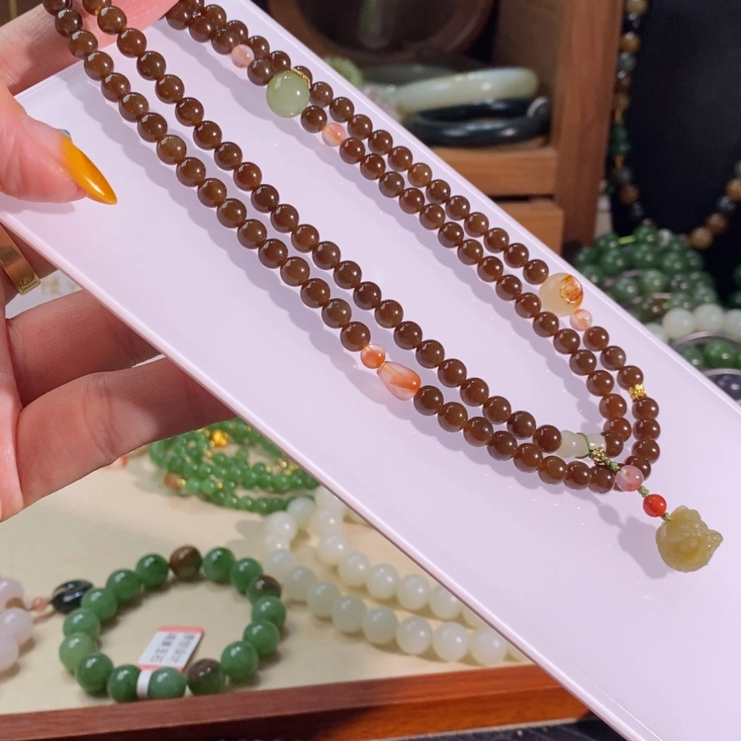 和田玉未镶嵌手链