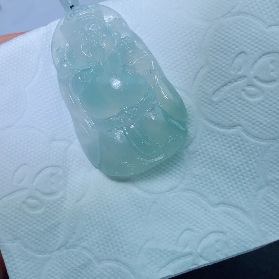 漫***乡定制翡翠未镶嵌吊坠