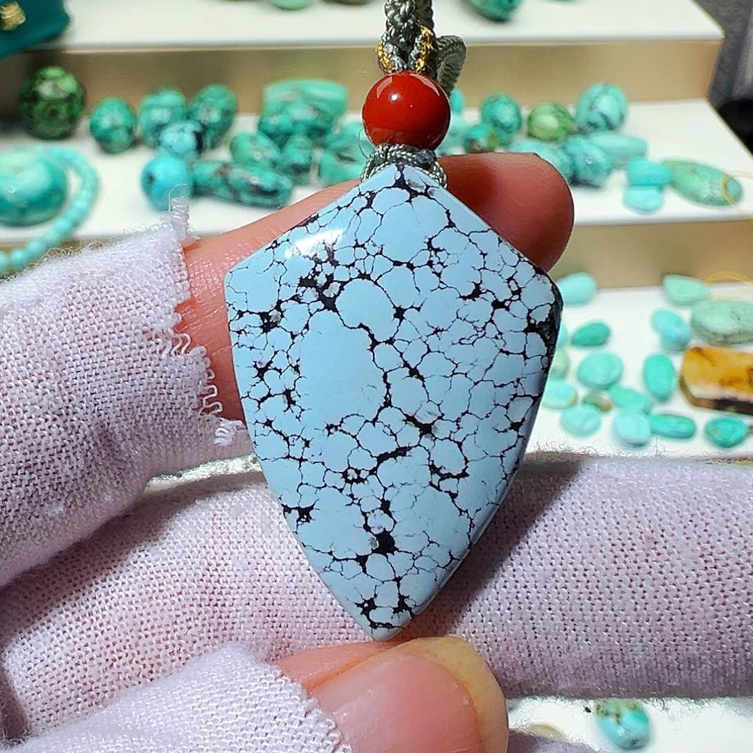 绿松石无事牌未镶嵌