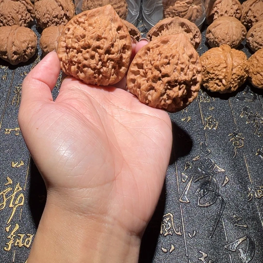 吊坠文玩核桃官帽46手把件80