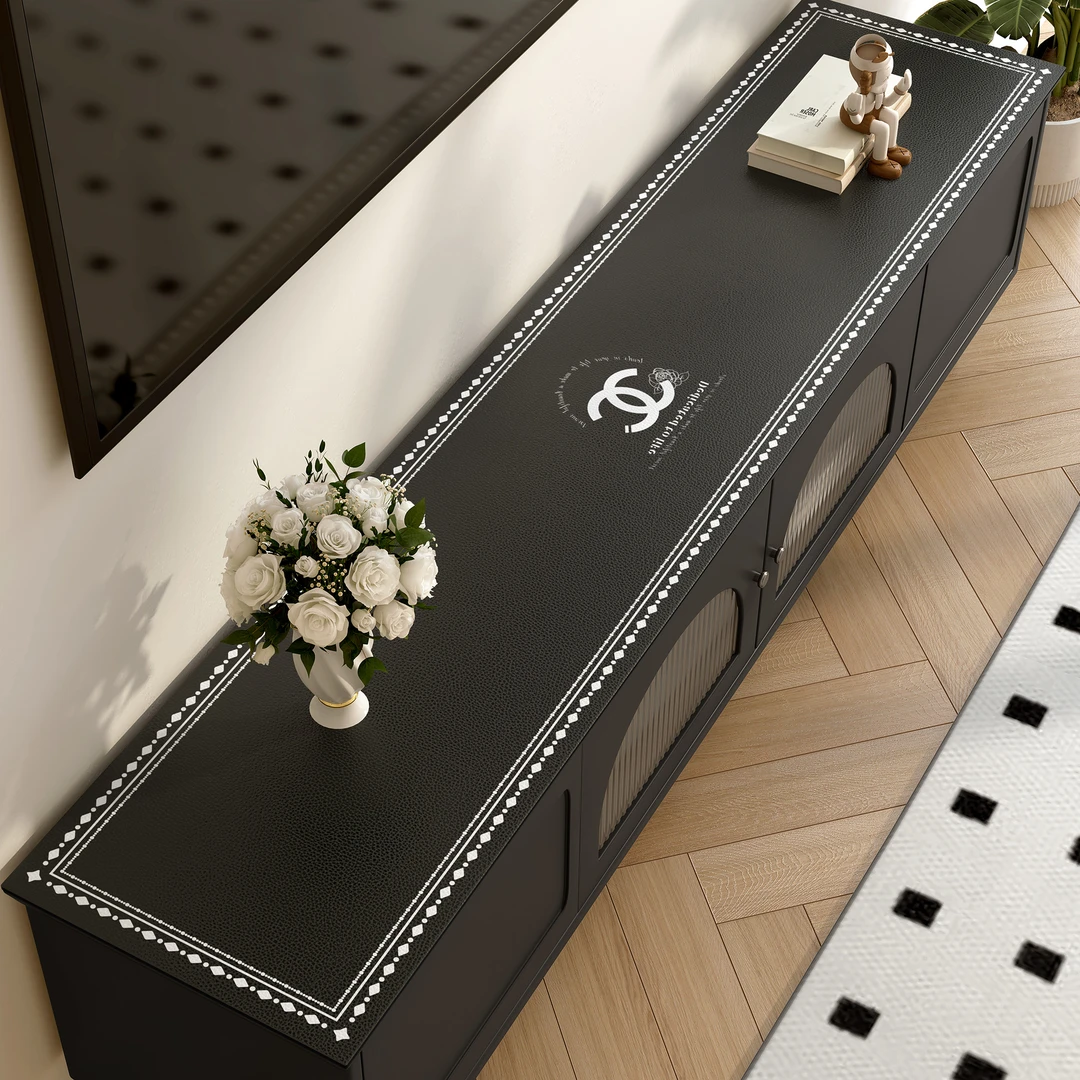 电视柜台面垫子轻奢高级感餐边柜桌垫防水防油鞋柜桌垫电视柜桌布