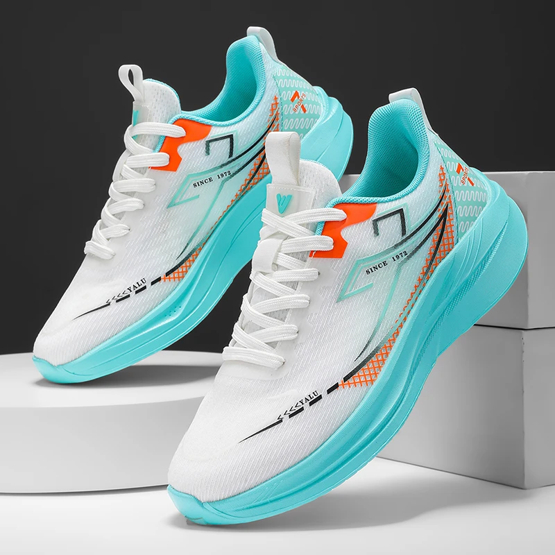 雅鹿-D早秋新款运动鞋男女跑步休闲轻跑鞋不闷脚舒适百搭Y8802