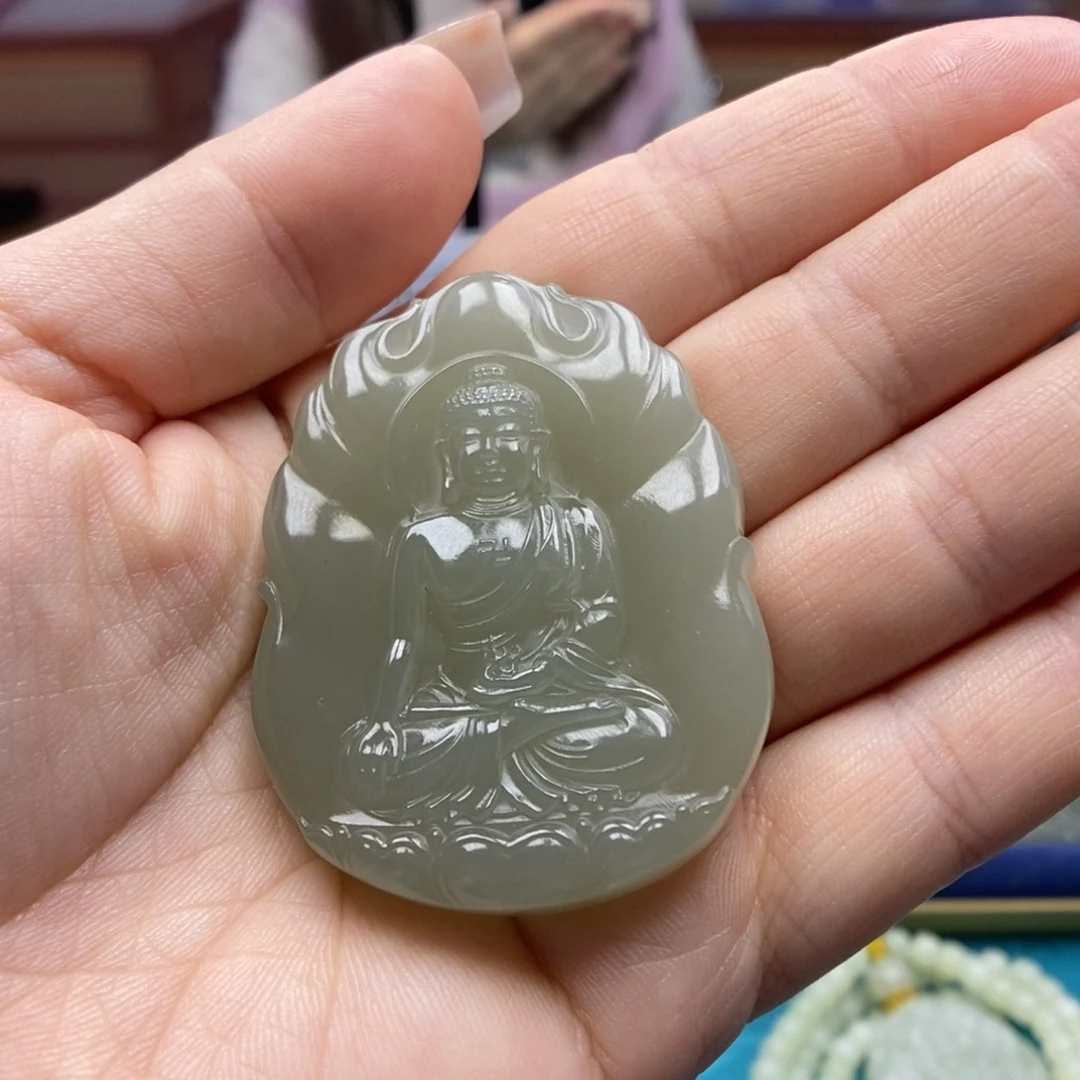 和田玉颈饰未镶嵌v**n