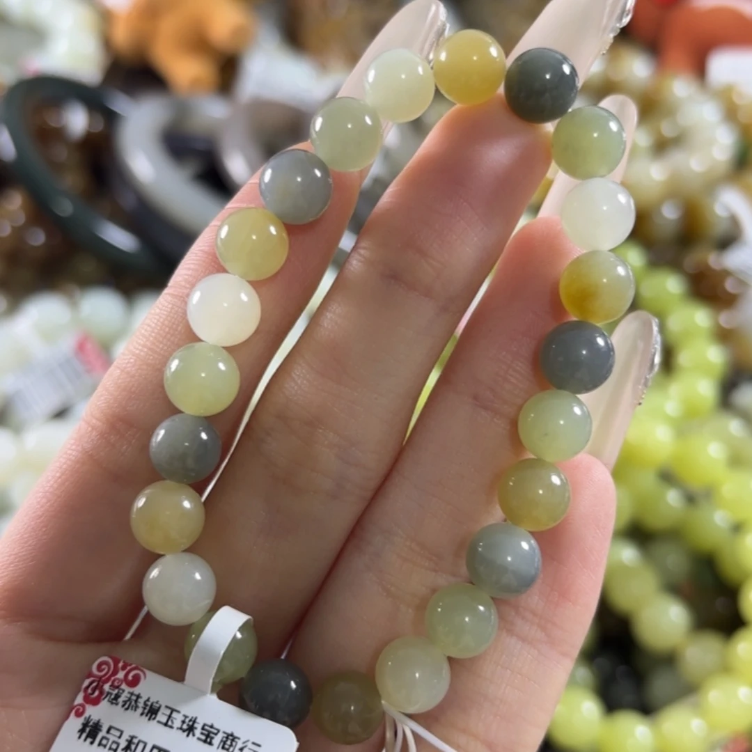 和田玉未镶嵌手链26