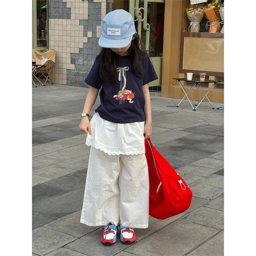 AC545~AC255~LJ·25夏~烫画蝴蝶结T恤71958