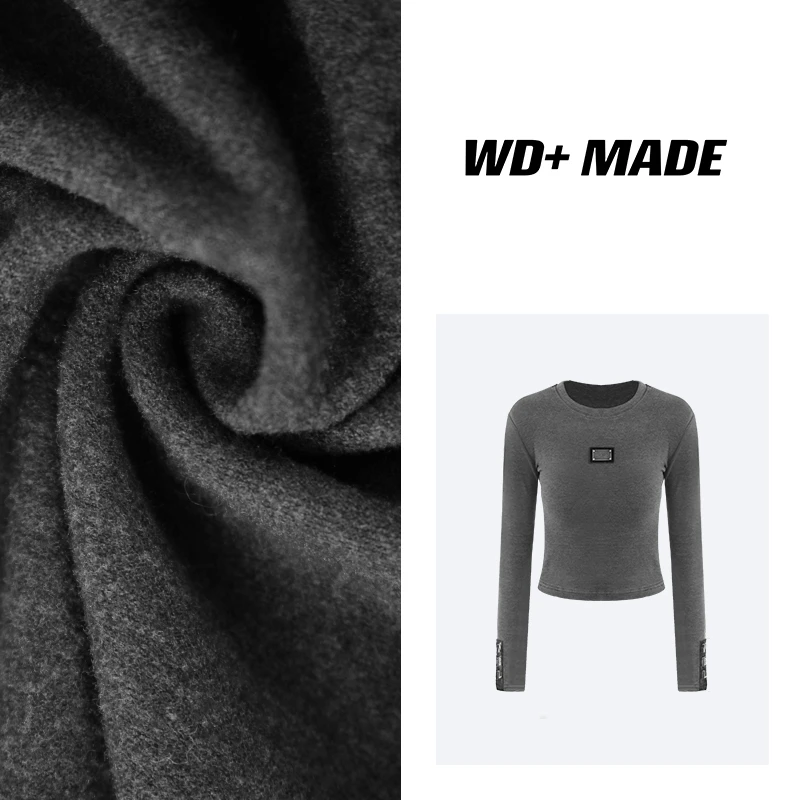 时髦气质美式小众高级设计感减龄修身显瘦上衣休闲打底衫