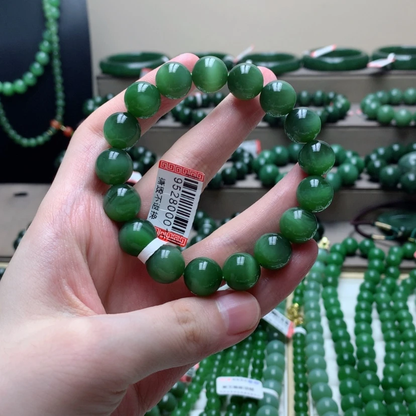 【闪购商品】手串未镶嵌和田玉（碧玉）