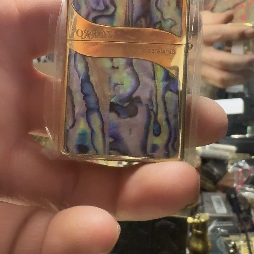 佐罗彩贝波浪纹煤油打火机