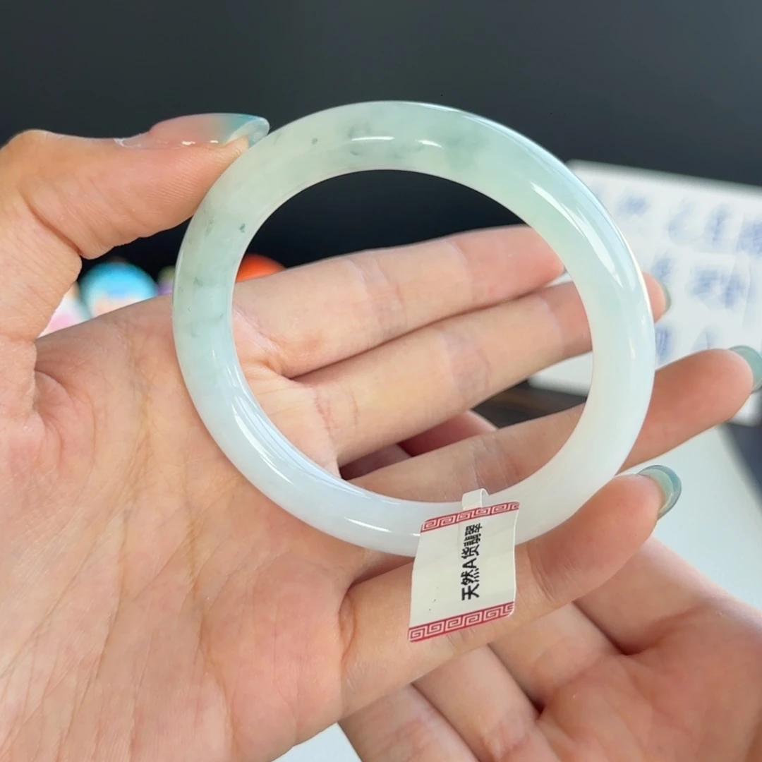 翡翠未镶嵌手镯11号 52.7