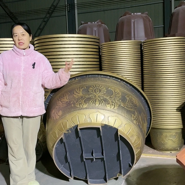 圆盆古铜一米二两个