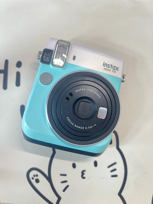95新 Fujifilm/富士 mini70 拍立得自备电池相纸 功能正常 no退换