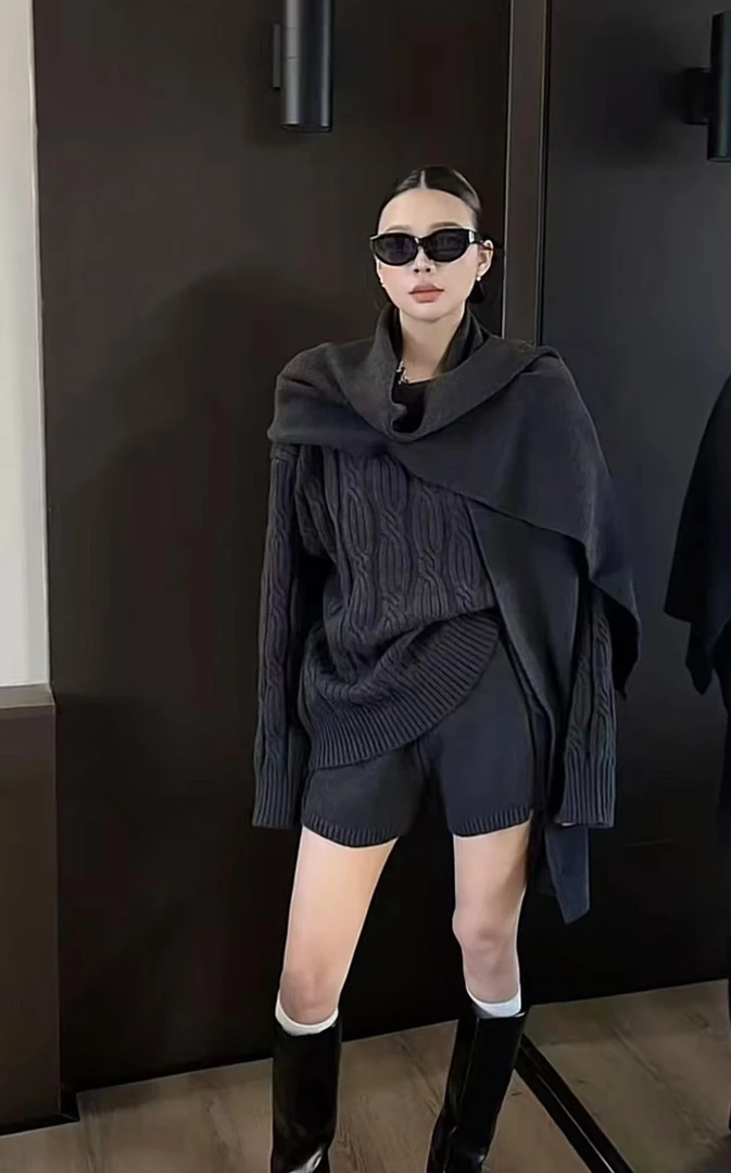 K【A001-A999】秋冬季百搭针织套装时尚设计按编码拍