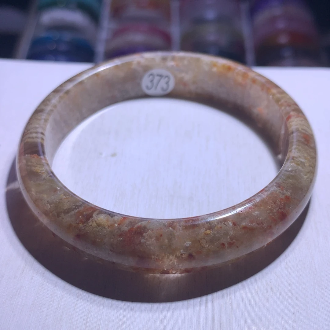 水晶银S925镶嵌手镯千层幽灵60.5圈373