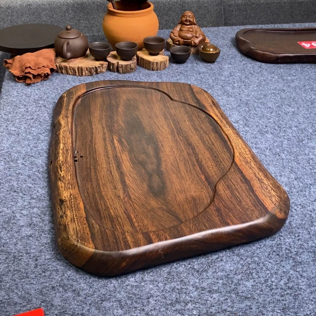 钰***光非洲黑檀木湿泡茶盘