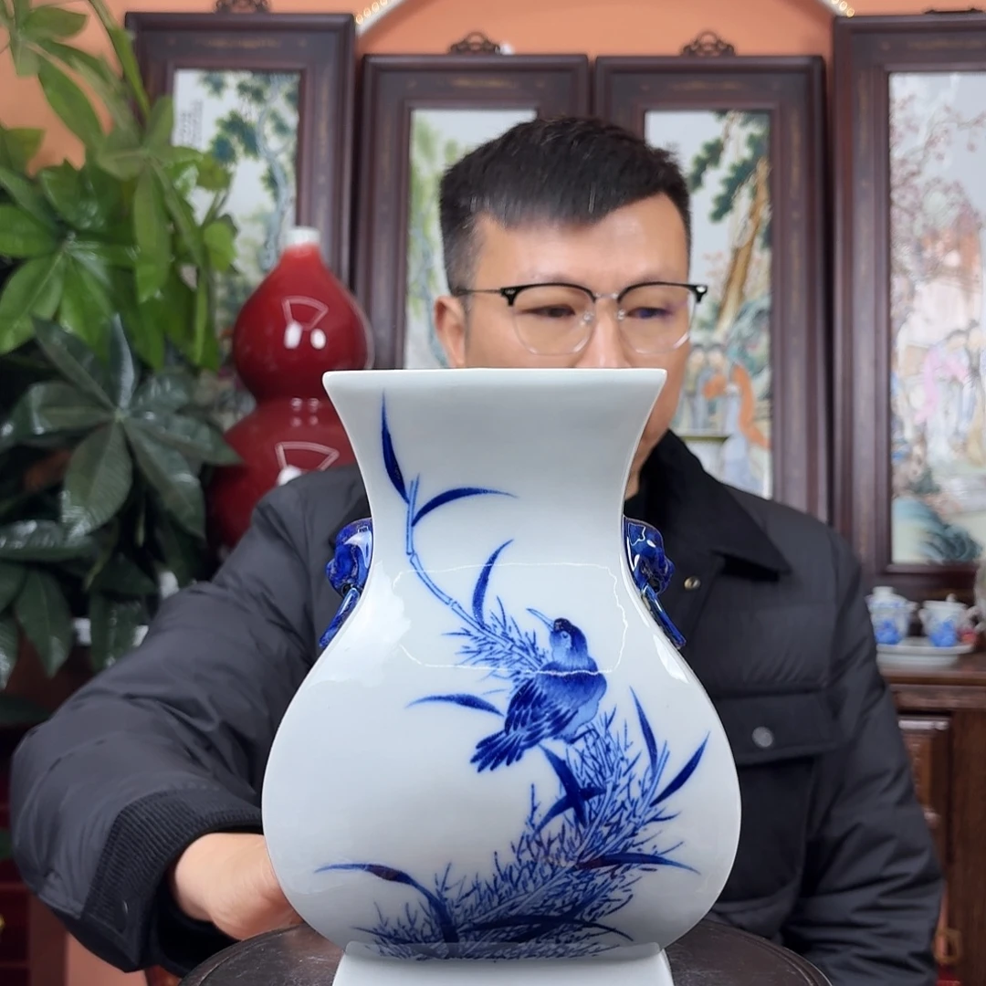 摆件陶景德镇陶瓷手工制作