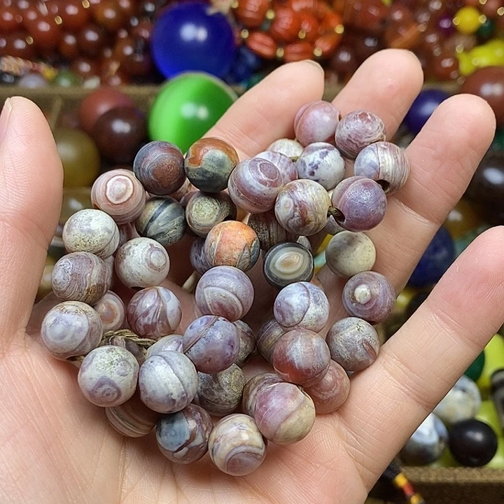 未镶嵌颈饰玛瑙/玉髓雨**虹