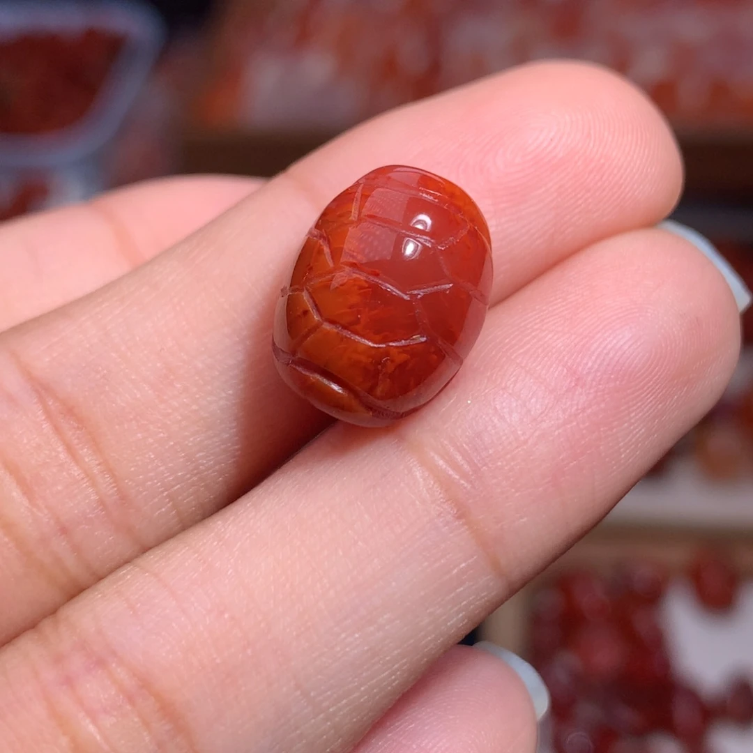 南红玛瑙未镶嵌珠宝半成品火焰富甲